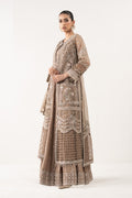 Maria B | Luxury Formals | SF-EF26-05-Coffee - by Libasekhas UK - Registered Vendor of : Maria B - 100% Original Designer Dress