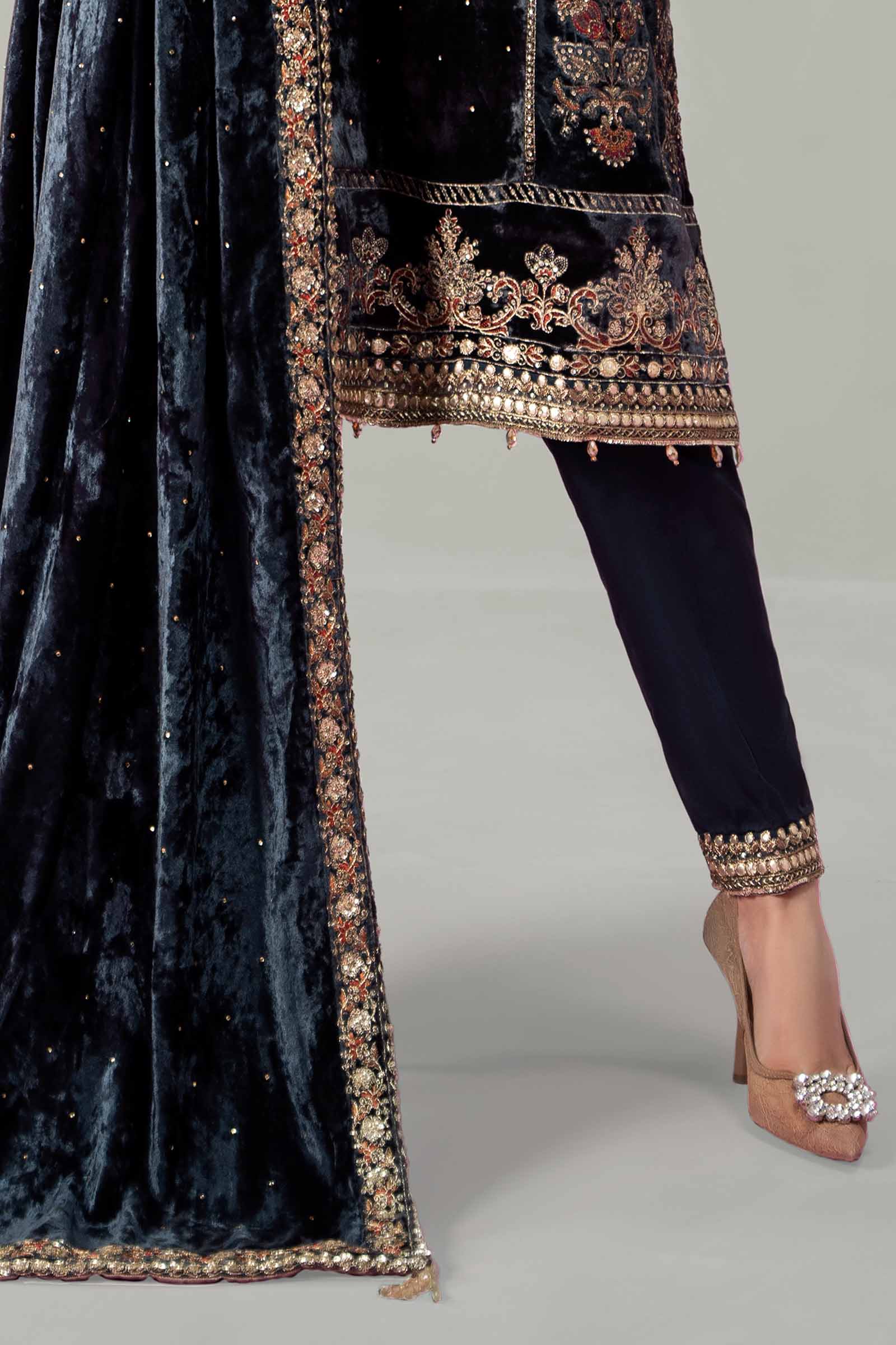 Maira B | Ready to Wear | SF-W24-14 - by - Libasekhas UK - Registered Vendor of : Maria B - 100% Original Designer Dresss
