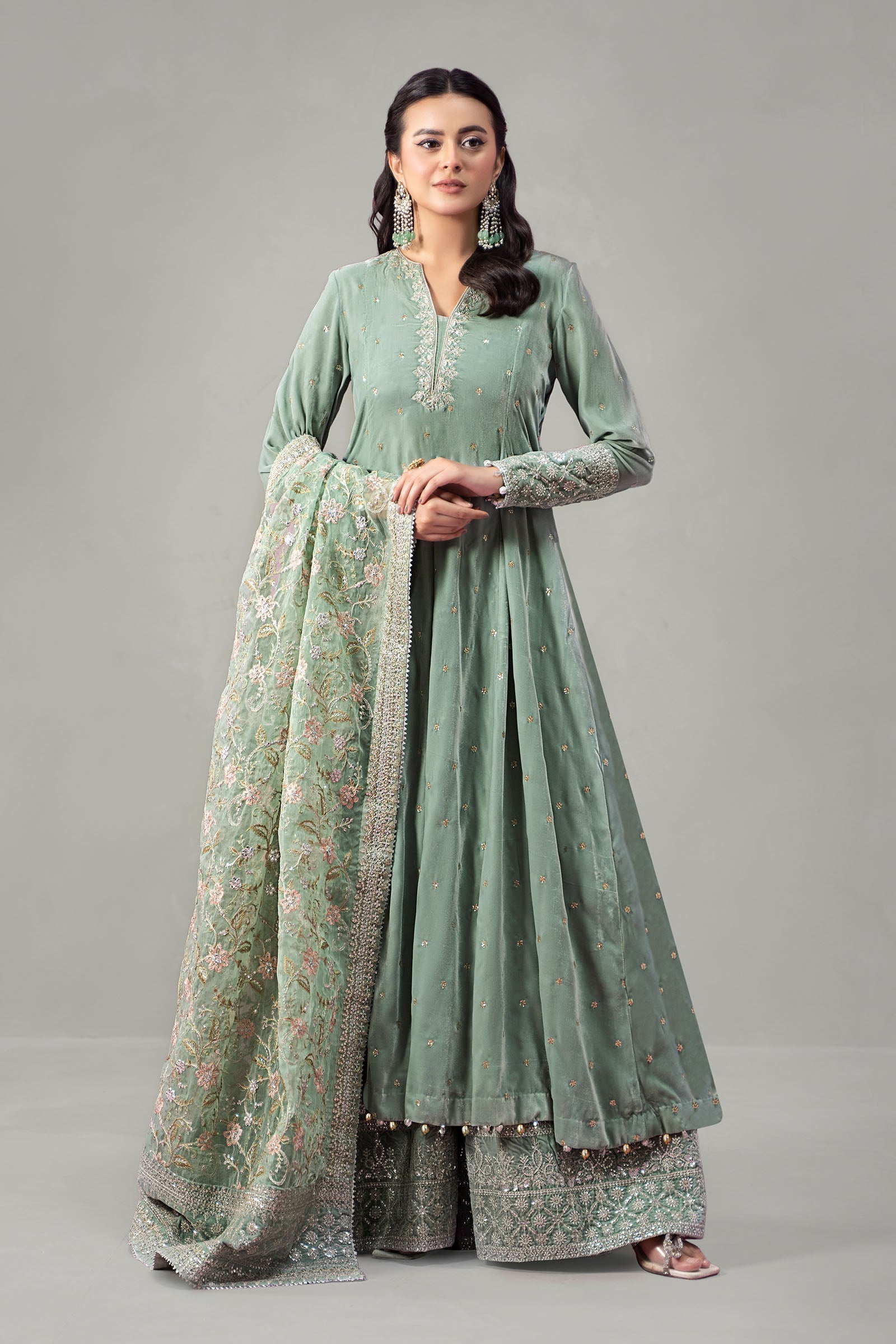 Maira B | Ready to Wear | SF-W24-12 - by - Libasekhas UK - Registered Vendor of : Maria B - 100% Original Designer Dresss