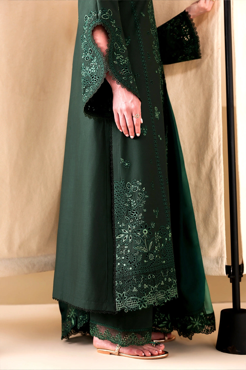 Azure | Luxury Lawn 26 | Shades Of Emerald - by Libasekhas UK - Registered Vendor of : Azure - 100% Original Designer Dress