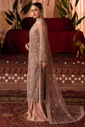 Motifz | Bridal Couture | 0011-REEM EMBROIDERED SILK NET STITCHED - by - Libasekhas UK - Registered Vendor of : Motifz - 100% Original Designer Dresss