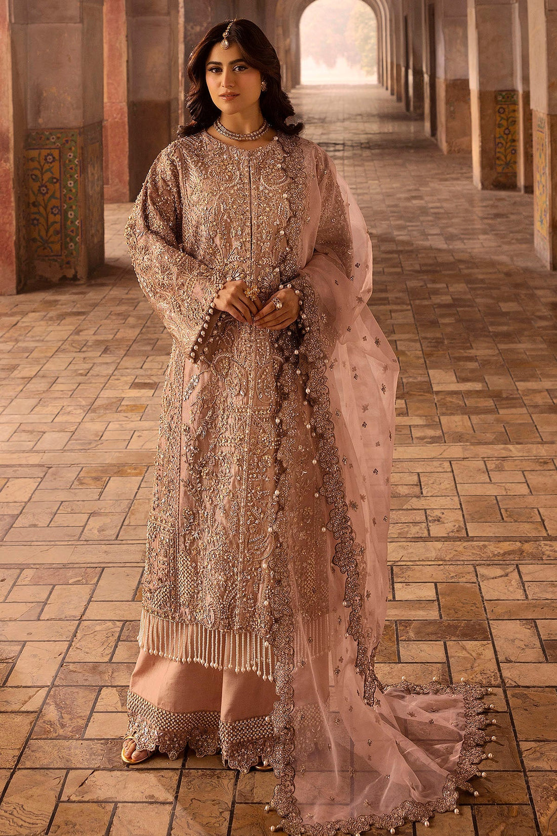 Motifz | Bridal Couture | 0012-MAYASA EMBROIDERED MESSORI STITCHED - Ladies Clothes -  Libasekhas