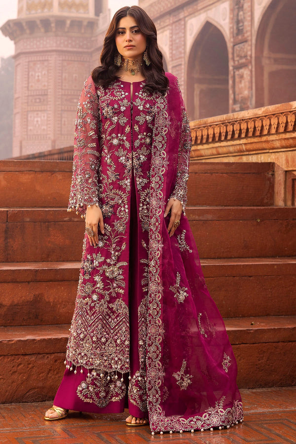 Motifz | Bridal Couture | 0013-HEER EMBROIDERED ORGANZA STITCHED - by - Libasekhas UK - Registered Vendor of : Motifz - 100% Original Designer Dresss