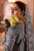 Motifz | Bridal Couture | 0014-FIROZEH EMBROIDERED ORGANZA STITCHED - by - Libasekhas UK - Registered Vendor of : Motifz - 100% Original Designer Dresss