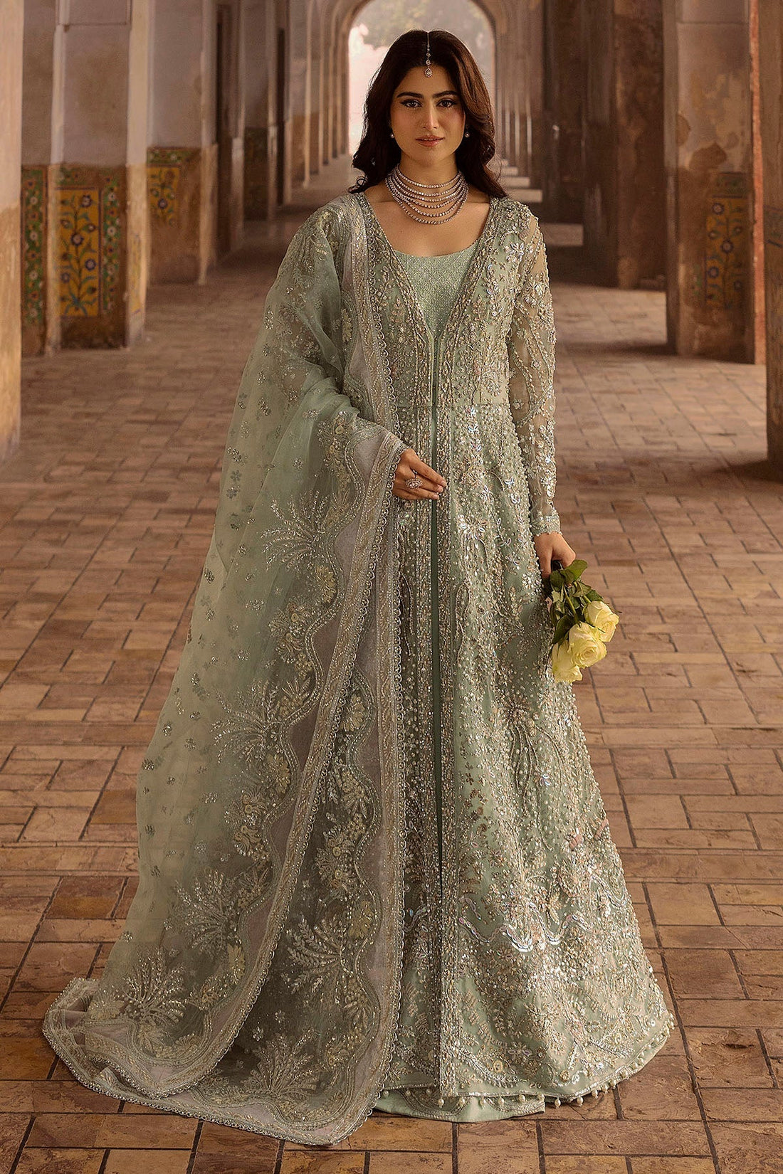 Motifz | Bridal Couture | 0015-MEHTAB EMBROIDERED ORGANZA STITCHED - Ladies Clothes -  Libasekhas