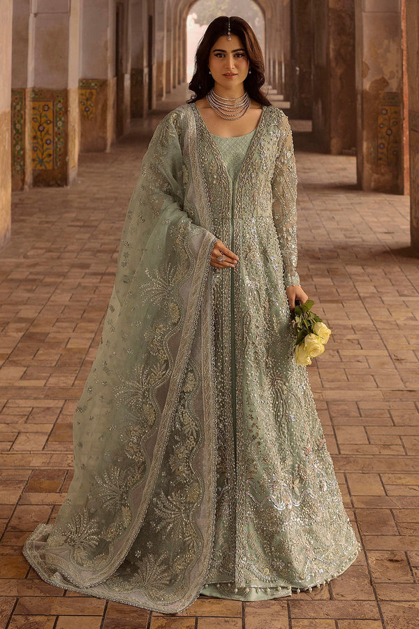 Motifz | Bridal Couture | 0015-MEHTAB EMBROIDERED ORGANZA STITCHED - by - Libasekhas UK - Registered Vendor of : Motifz - 100% Original Designer Dresss