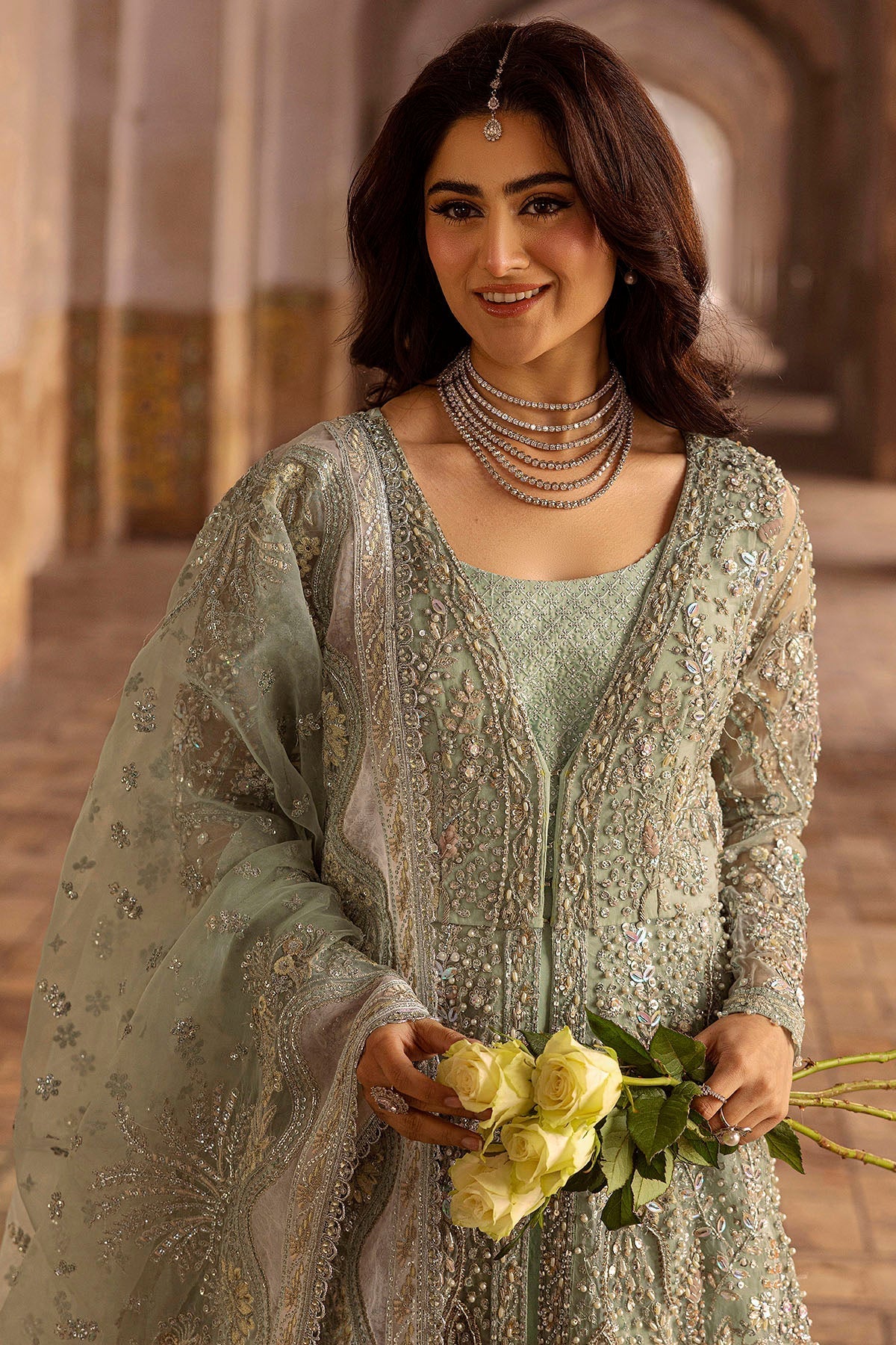 Motifz | Bridal Couture | 0015-MEHTAB EMBROIDERED ORGANZA STITCHED - Ladies Clothes -  Libasekhas