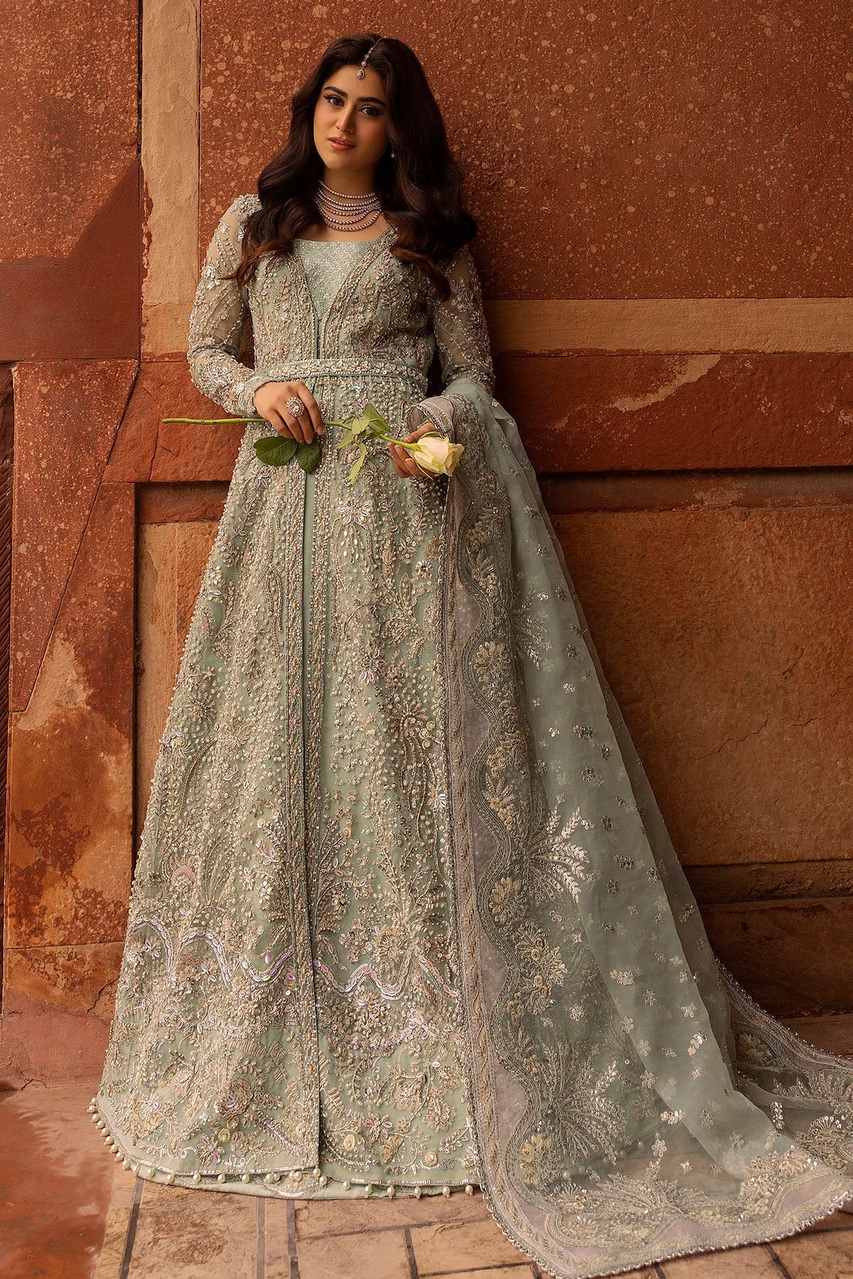 Motifz | Bridal Couture | 0015-MEHTAB EMBROIDERED ORGANZA STITCHED - Ladies Clothes -  Libasekhas