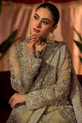 Motifz | Bridal Couture | 0016-MEERAZ EMBROIDERED ORGANZA STITCHED - by - Libasekhas UK - Registered Vendor of : Motifz - 100% Original Designer Dresss