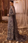 Motifz | Bridal Couture | 0018-ZURIAH EMBROIDERED ORGANZA STITCHED - by - Libasekhas UK - Registered Vendor of : Motifz - 100% Original Designer Dresss