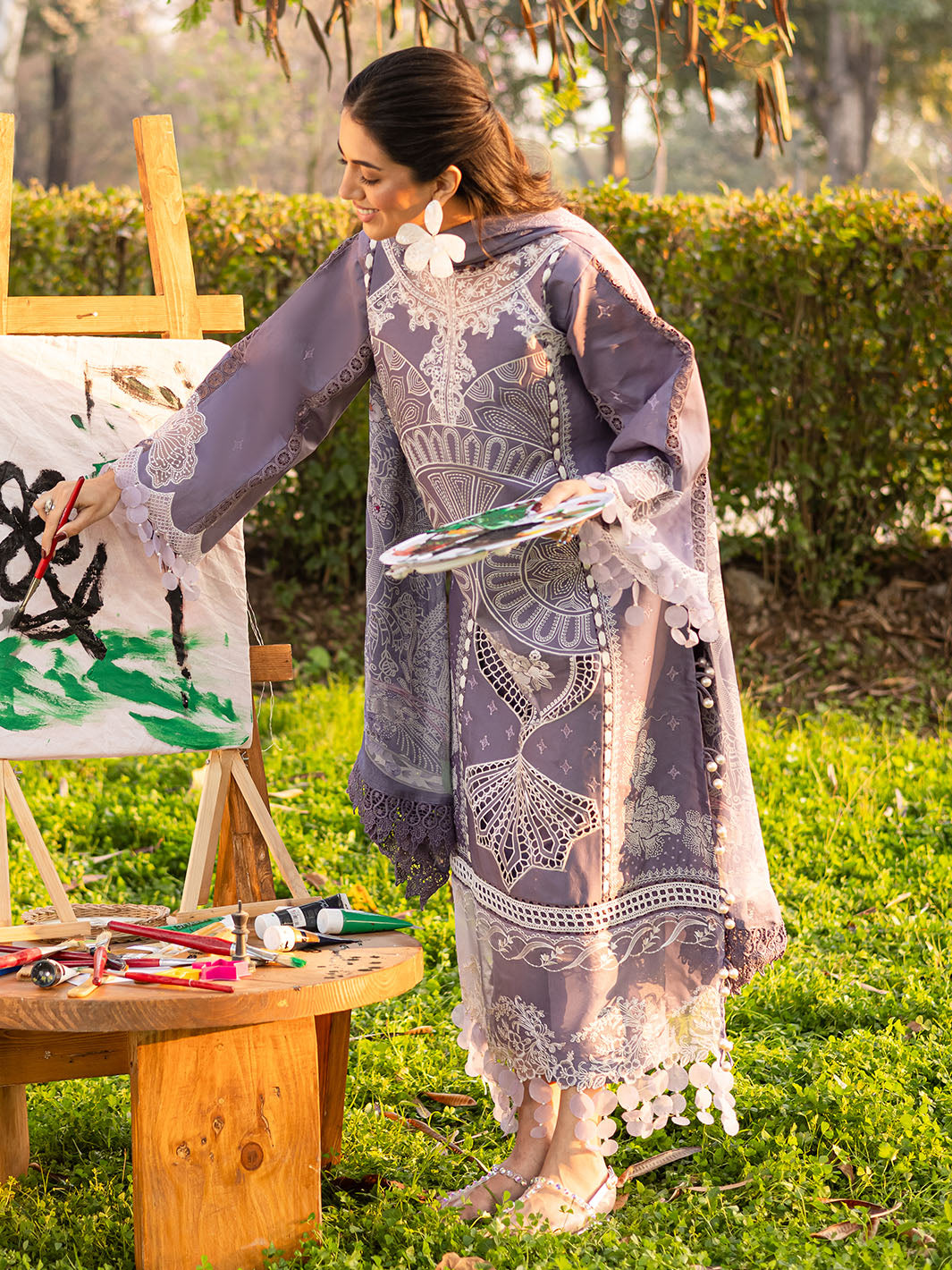Parishay | Shangrila Luxury Lawn | SHR - 03 - by - Libasekhas UK - Registered Vendor of : Parishay - 100% Original Designer Dresss