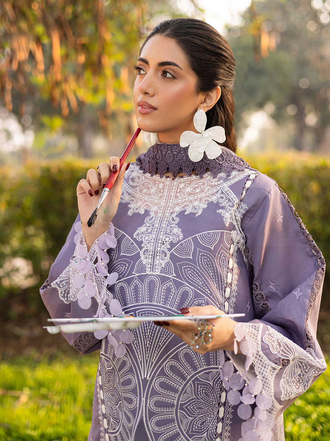 Parishay | Shangrila Luxury Lawn | SHR - 03 - by - Libasekhas UK - Registered Vendor of : Parishay - 100% Original Designer Dresss