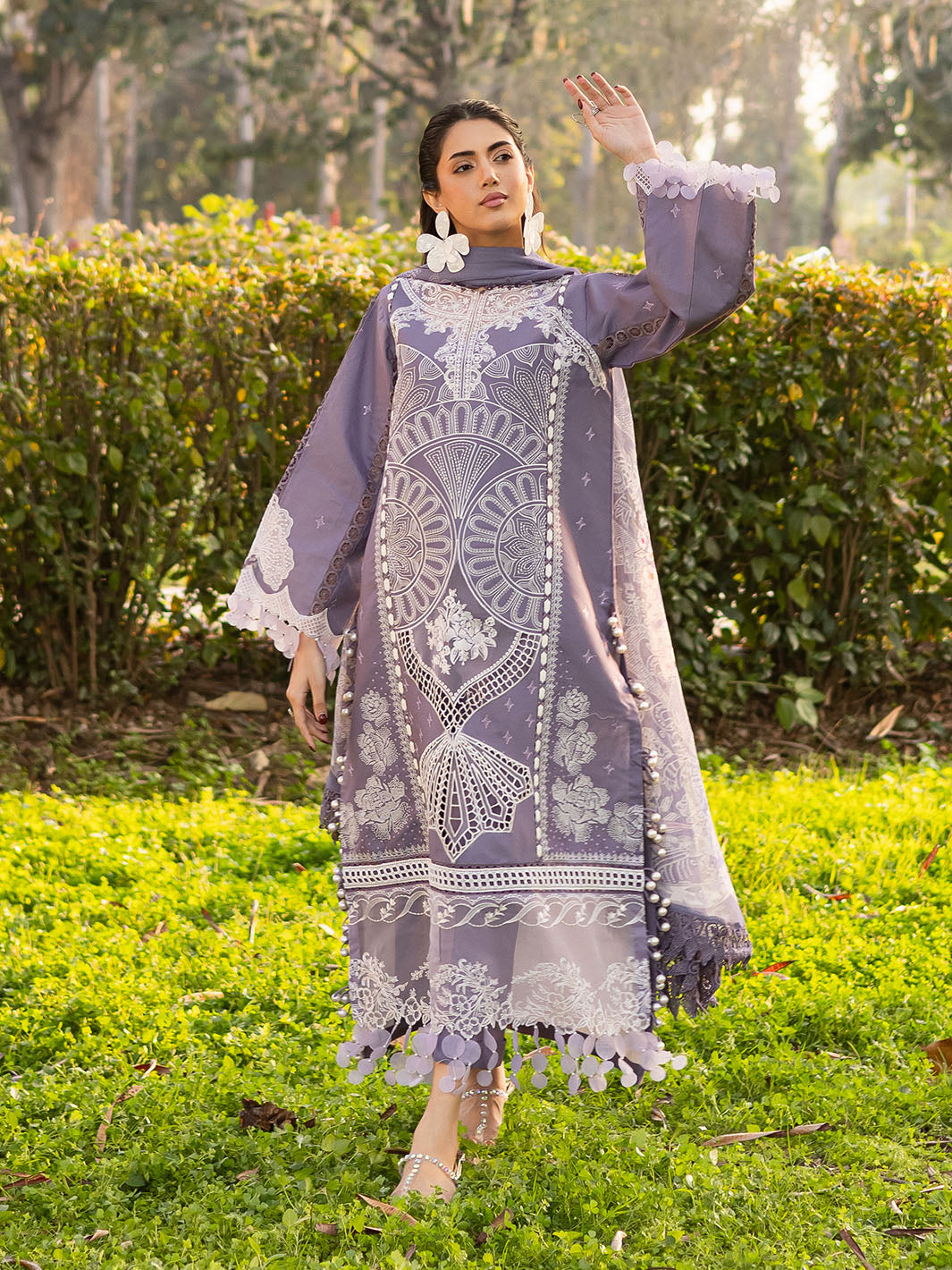 Parishay | Shangrila Luxury Lawn | SHR - 03 - by - Libasekhas UK - Registered Vendor of : Parishay - 100% Original Designer Dresss