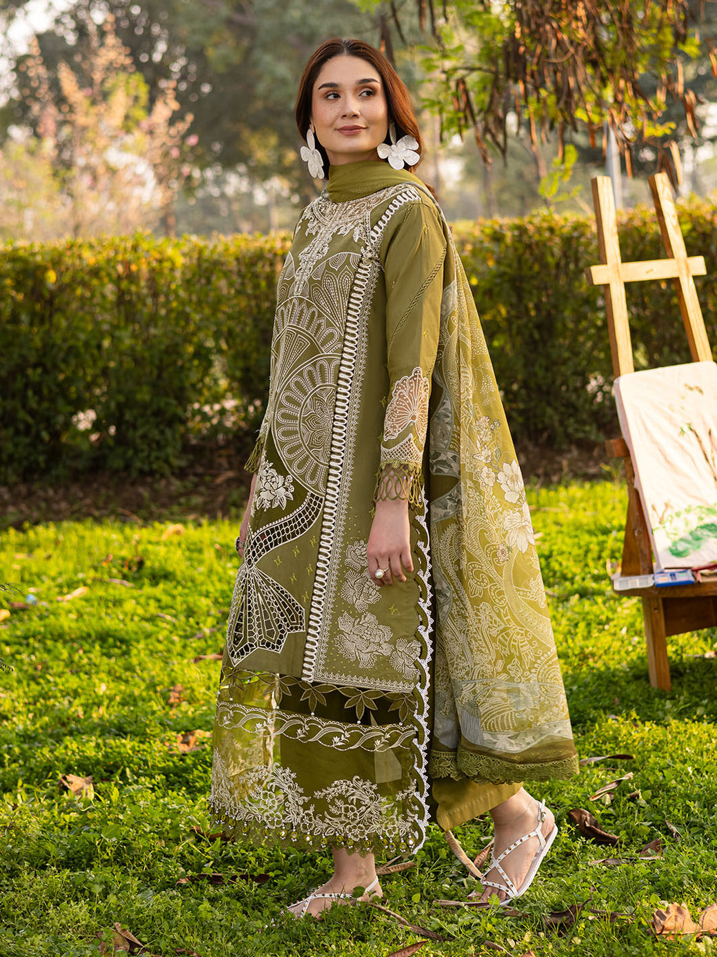 Parishay | Shangrila Luxury Lawn | SHR - 04 - by - Libasekhas UK - Registered Vendor of : Parishay - 100% Original Designer Dresss