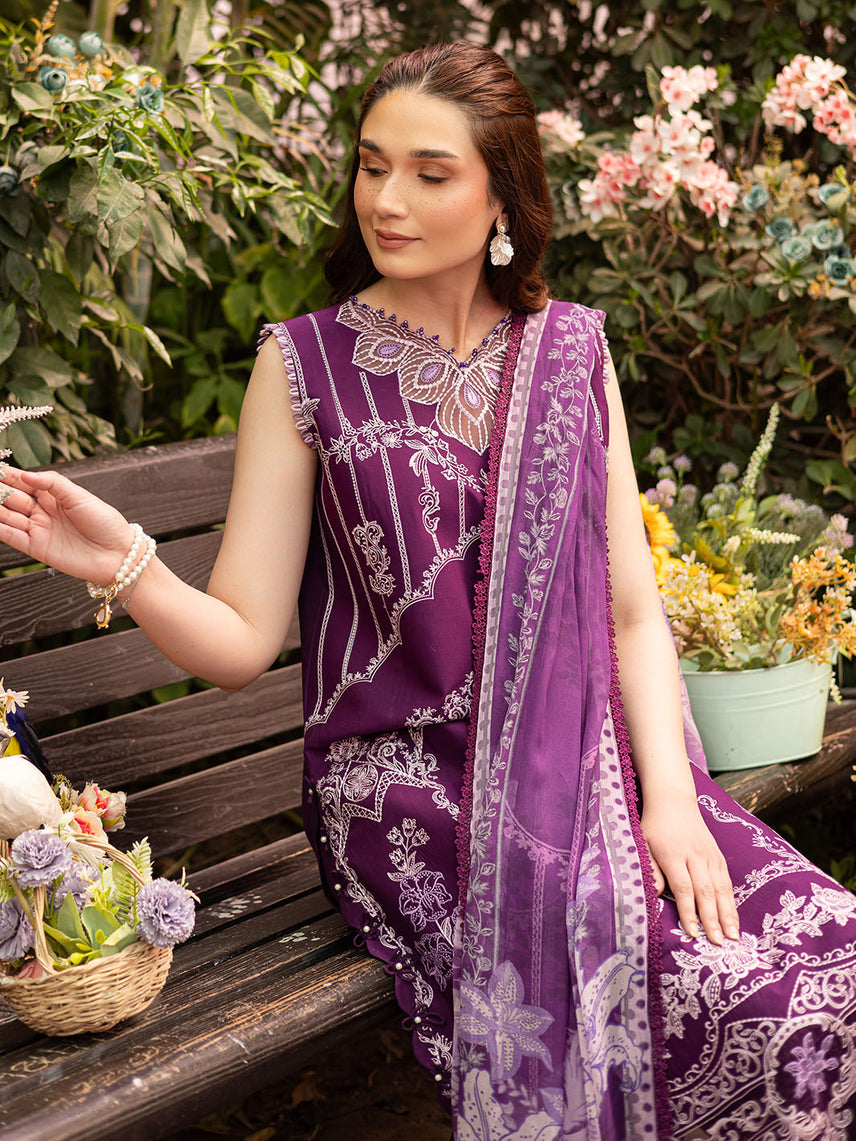 Parishay | Shangrila Luxury Lawn | SHR - 08 - by - Libasekhas UK - Registered Vendor of : Parishay - 100% Original Designer Dresss