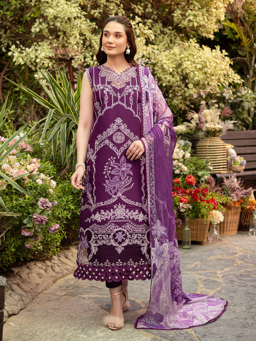 Parishay | Shangrila Luxury Lawn | SHR - 08 - by - Libasekhas UK - Registered Vendor of : Parishay - 100% Original Designer Dresss