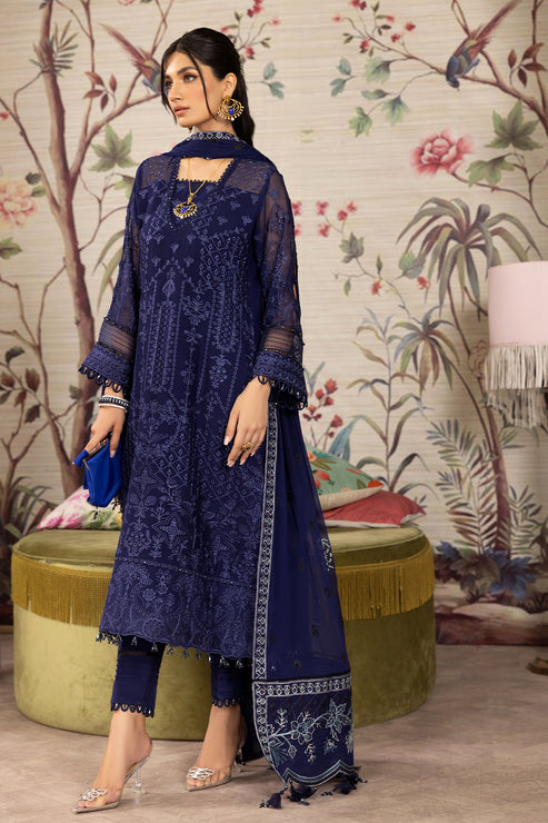 Alizeh | Embroidered Chiffon | Sibel-04 - by - Libasekhas UK - Registered Vendor of : Alizeh - 100% Original Designer Dresss