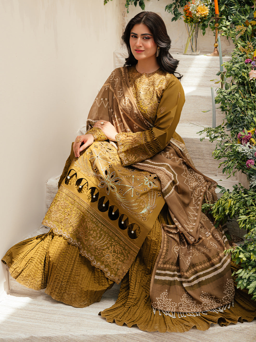 Mahnur | Allenura Luxury Lawn 24 | SIERRA - by - Libasekhas UK - Registered Vendor of : Mahnur - 100% Original Designer Dresss