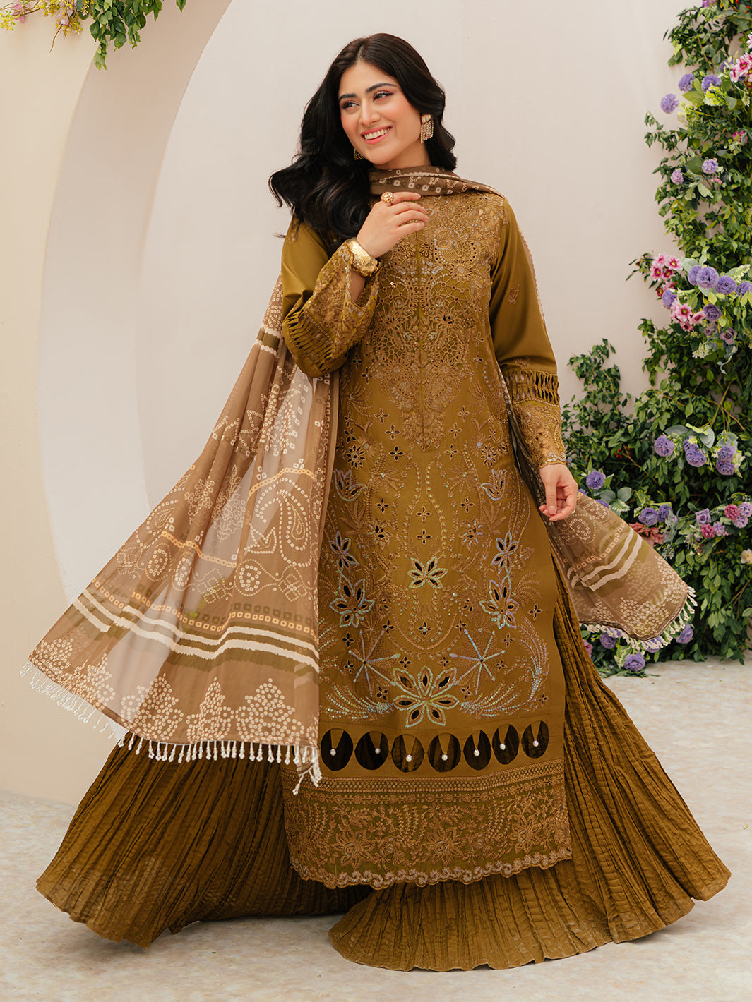 Mahnur | Allenura Luxury Lawn 24 | SIERRA - by - Libasekhas UK - Registered Vendor of : Mahnur - 100% Original Designer Dresss