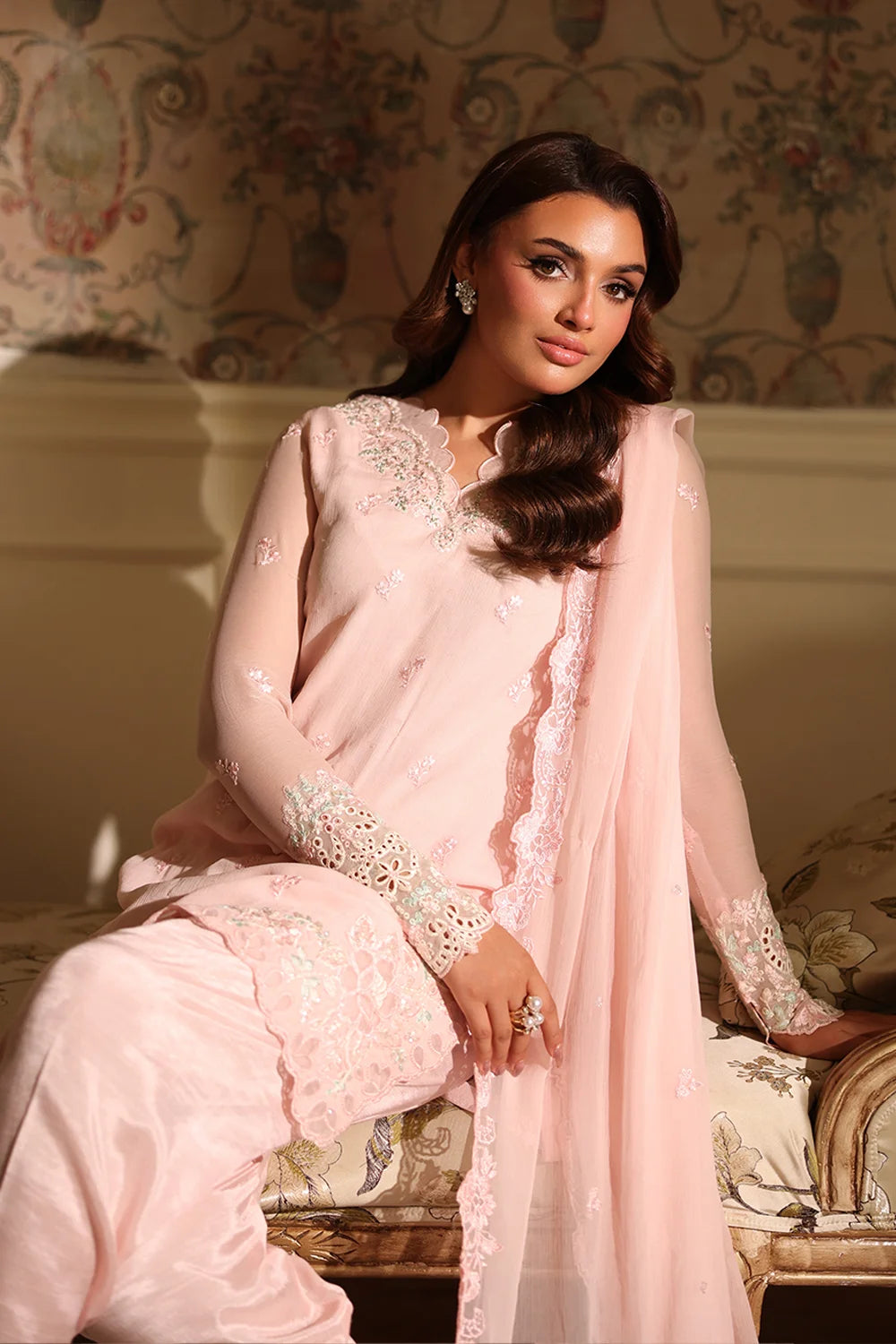 Azure | Ensembles | Silken Rose - by Libasekhas UK - Registered Vendor of : Azure - 100% Original Designer Dress