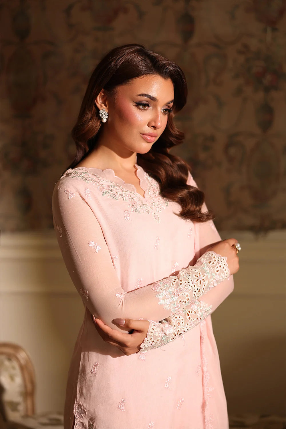 Azure | Ensembles | Silken Rose - by Libasekhas UK - Registered Vendor of : Azure - 100% Original Designer Dress