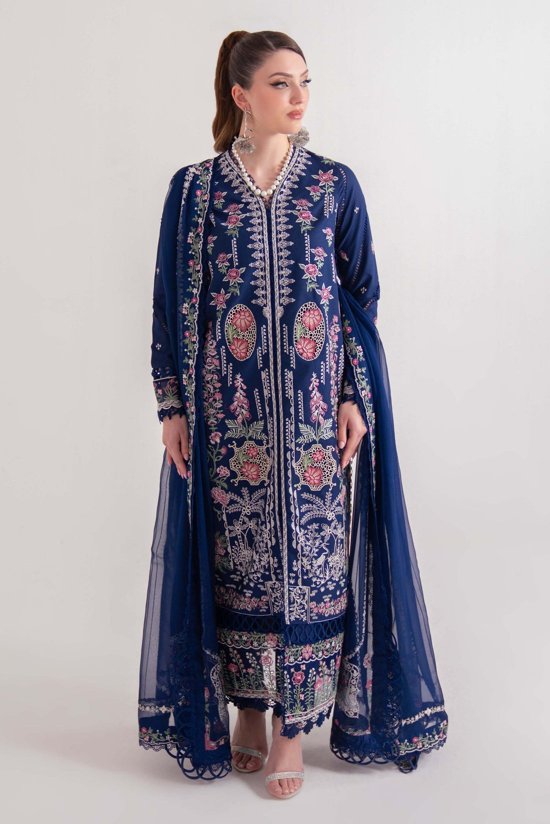 Sable Vogue | Luxury Lawn 25 | SL-07-25-V2 - by - Libasekhas UK - Registered Vendor of : Sable Vogue - 100% Original Designer Dresss