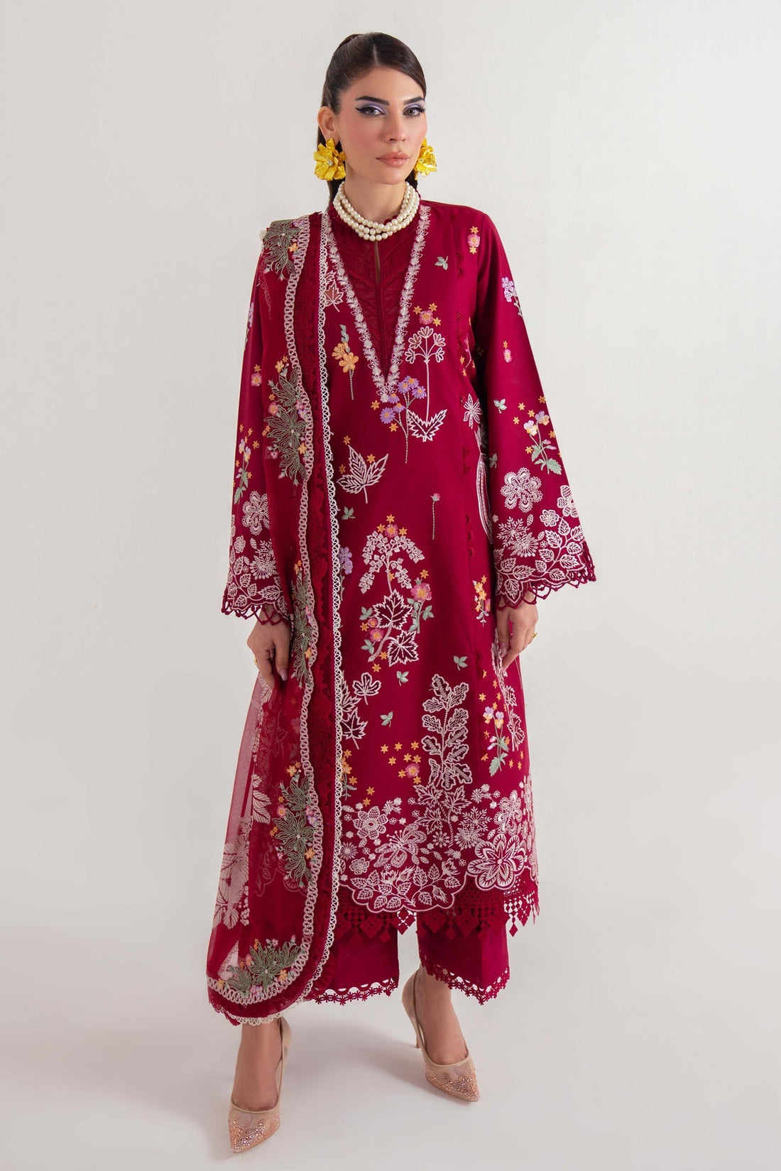 Sable Vogue | Luxury Lawn 25 | SL-08-25-V2 - by - Libasekhas UK - Registered Vendor of : Sable Vogue - 100% Original Designer Dresss