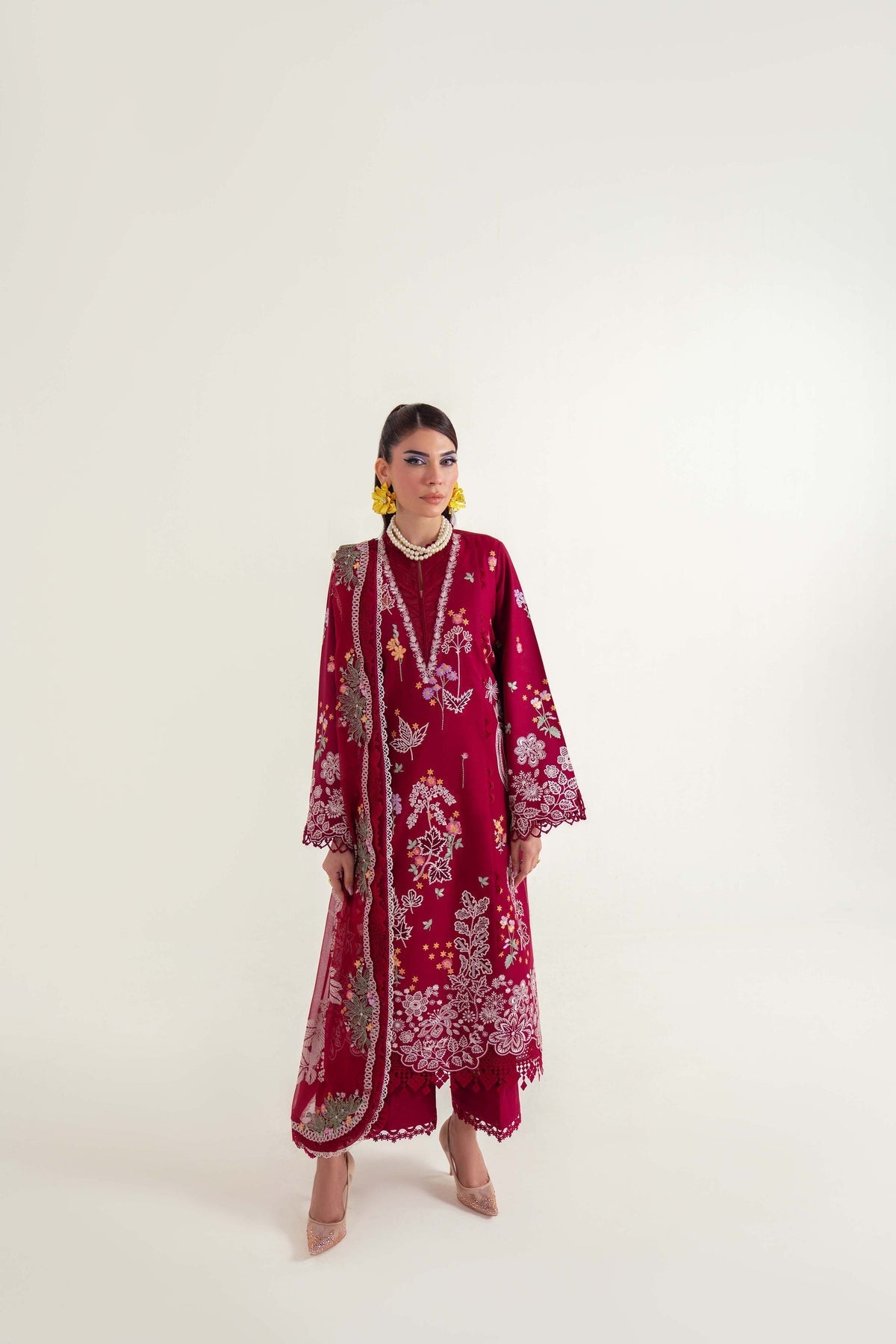 Sable Vogue | Luxury Lawn 25 | SL-08-25-V2 - by - Libasekhas UK - Registered Vendor of : Sable Vogue - 100% Original Designer Dresss