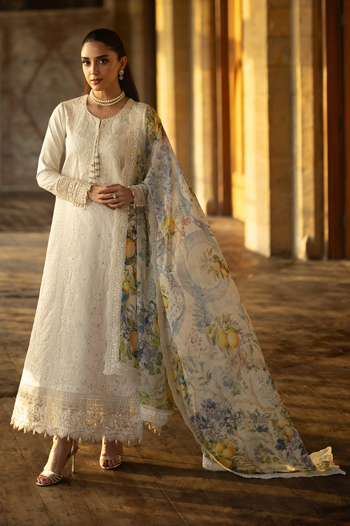 Imrozia Premium | Maya Luxury Lawn 26 | SL-154 Inaya - by Libasekhas UK - Registered Vendor of : Imrozia Premium - 100% Original Designer Dress