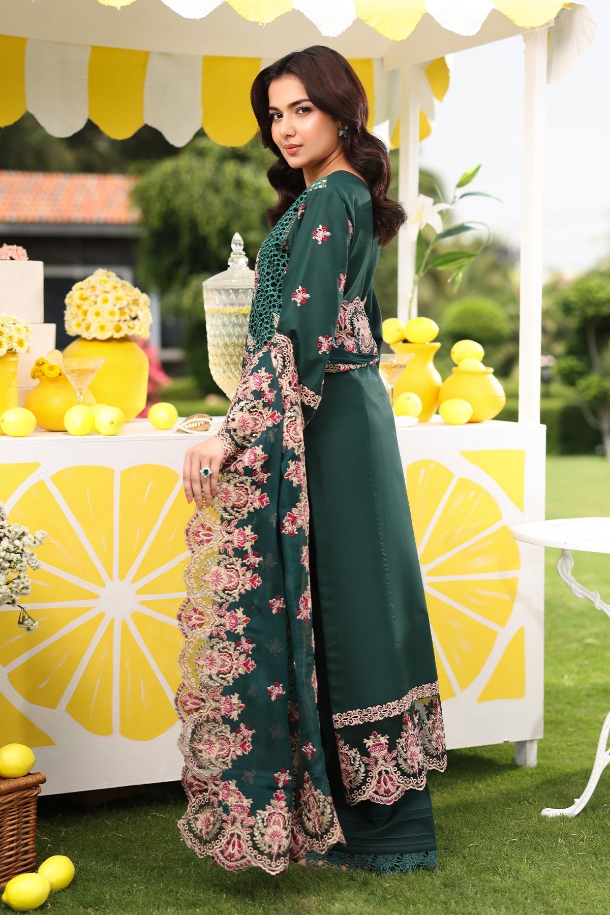 Imrozia Premium | Hayam Luxury Lawn 25 | SL 89 AMAL - by - Libasekhas UK - Registered Vendor of : Imrozia Premium - 100% Original Designer Dresss