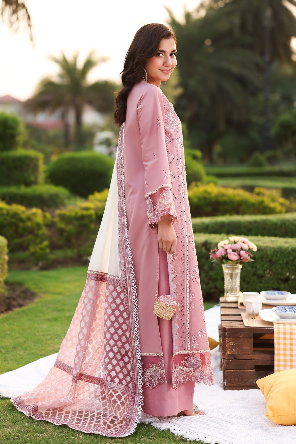Imrozia Premium | Hayam Luxury Lawn 25 | SL 93 ISRA - by - Libasekhas UK - Registered Vendor of : Imrozia Premium - 100% Original Designer Dresss