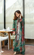 Asifa and Nabeel | Summer Lawn 26 | Green Majestic (SL26-01) - by Libasekhas UK - Registered Vendor of : Asifa and Nabeel - 100% Original Designer Dress
