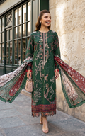 Asifa and Nabeel | Summer Lawn 26 | Green Majestic (SL26-01) - by Libasekhas UK - Registered Vendor of : Asifa and Nabeel - 100% Original Designer Dress