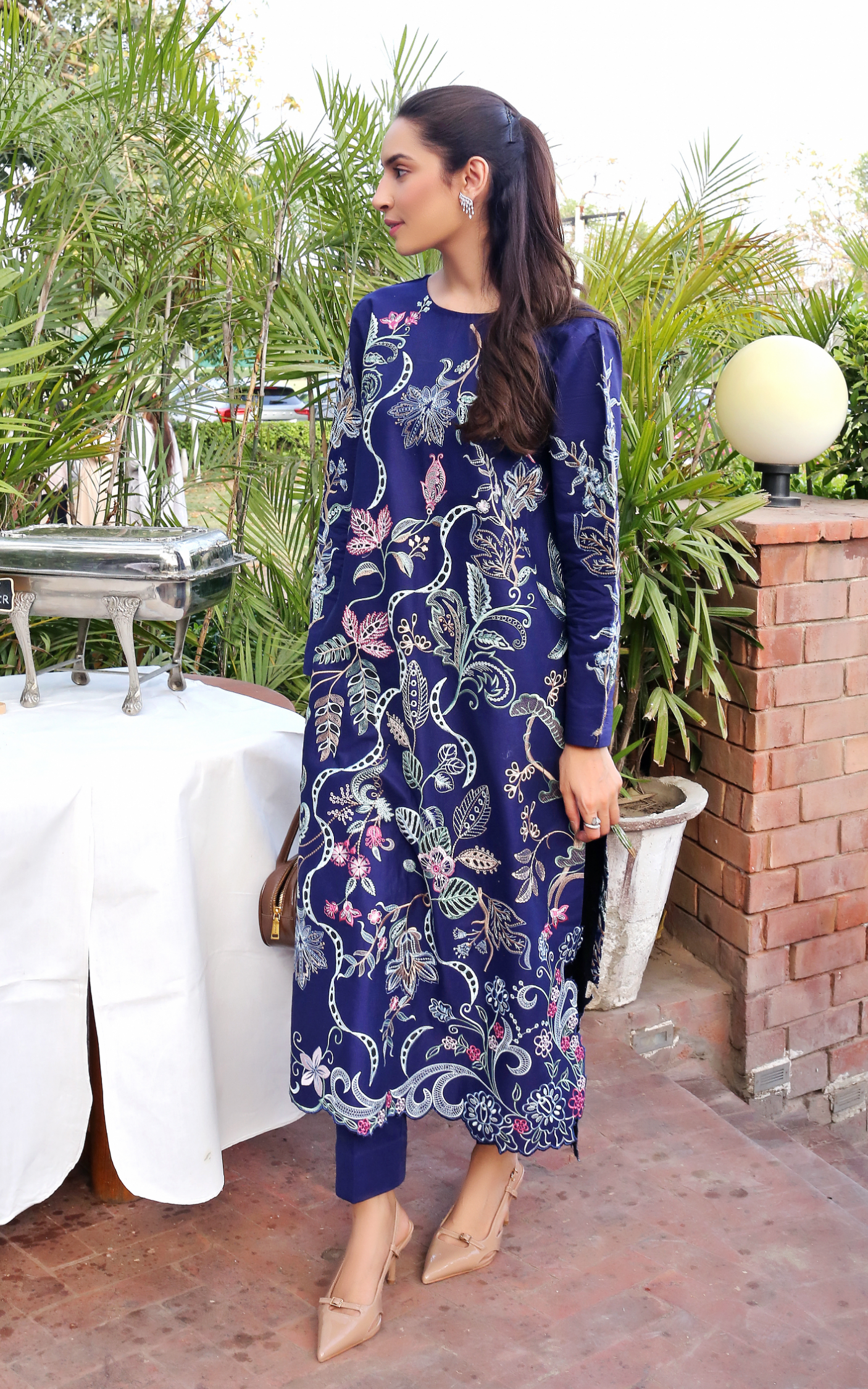 Asifa and Nabeel | Summer Lawn 26 | Scarlet Blue (SL26-04) - by Libasekhas UK - Registered Vendor of : Asifa and Nabeel - 100% Original Designer Dress