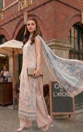 Asifa and Nabeel | Summer Lawn 26 | Peach Garden (SL26-05) - by Libasekhas UK - Registered Vendor of : Asifa and Nabeel - 100% Original Designer Dress