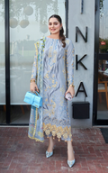 Asifa and Nabeel | Summer Lawn 26 | Ash Elegance (SL26-07) - by Libasekhas UK - Registered Vendor of : Asifa and Nabeel - 100% Original Designer Dress