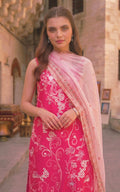 Asifa and Nabeel | Summer Lawn 26 | Fuchsia Allure (SL26-09) - by Libasekhas UK - Registered Vendor of : Asifa and Nabeel - 100% Original Designer Dress
