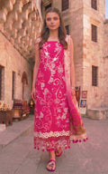 Asifa and Nabeel | Summer Lawn 26 | Fuchsia Allure (SL26-09) - by Libasekhas UK - Registered Vendor of : Asifa and Nabeel - 100% Original Designer Dress