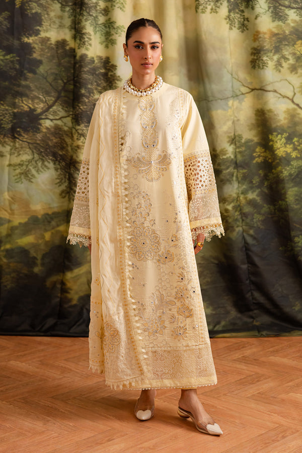 Marjjan | Guzel Lawn | SMC 203-A (Yellow) - by Libasekhas UK - Registered Vendor of : Marjjan - 100% Original Designer Dress