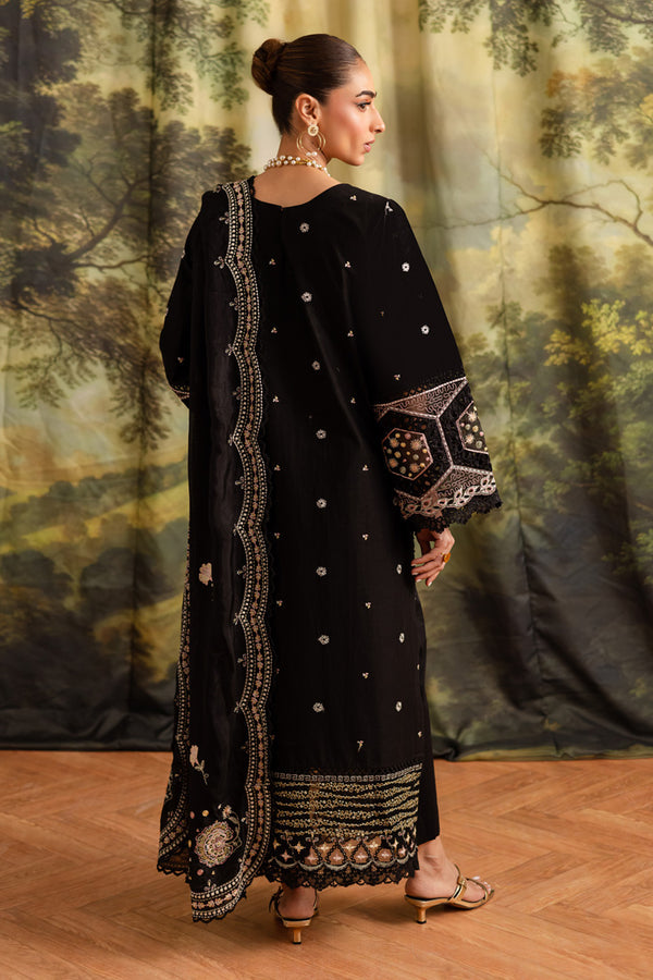 Marjjan | Guzel Lawn | SMC 204-A (Black) - by Libasekhas UK - Registered Vendor of : Marjjan - 100% Original Designer Dress