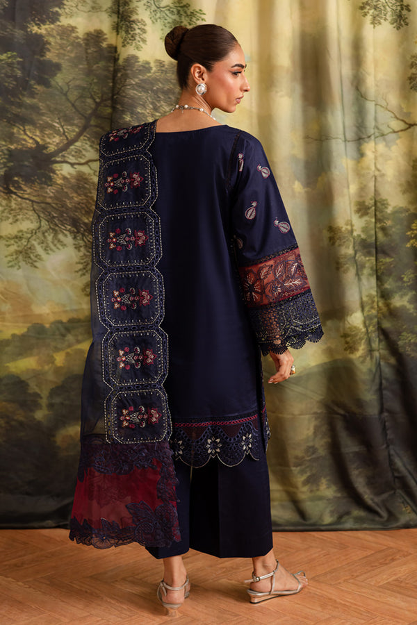 Marjjan | Guzel Lawn | SMC 205-A (Blue) - by Libasekhas UK - Registered Vendor of : Marjjan - 100% Original Designer Dress