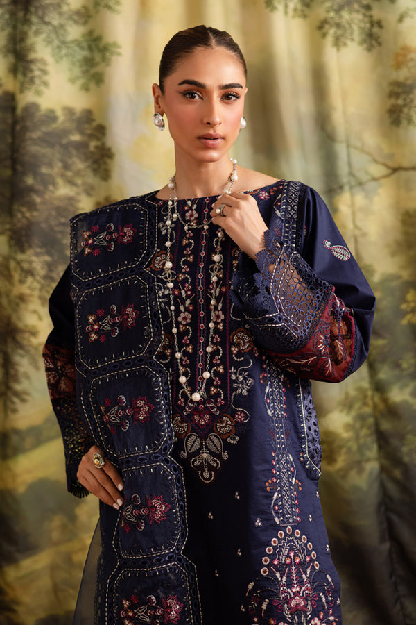 Marjjan | Guzel Lawn | SMC 205-A (Blue) - by Libasekhas UK - Registered Vendor of : Marjjan - 100% Original Designer Dress