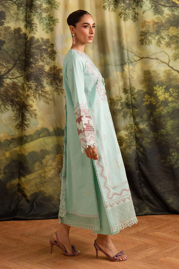 Marjjan | Guzel Lawn | SMC 208-B (Ferozi) - by Libasekhas UK - Registered Vendor of : Marjjan - 100% Original Designer Dress
