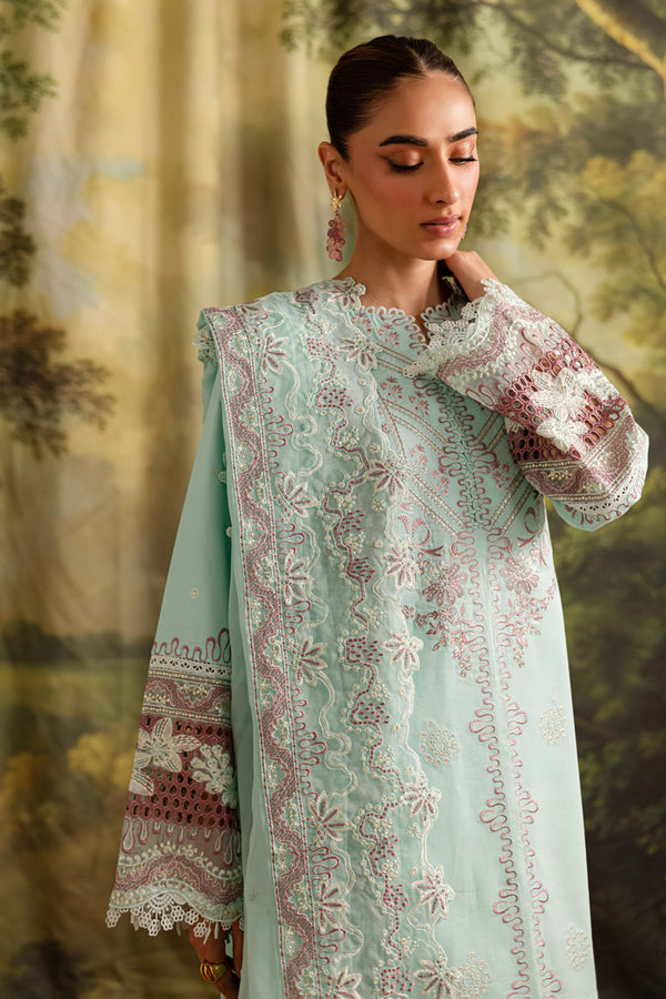 Marjjan | Guzel Lawn | SMC 208-B (Ferozi) - by Libasekhas UK - Registered Vendor of : Marjjan - 100% Original Designer Dress