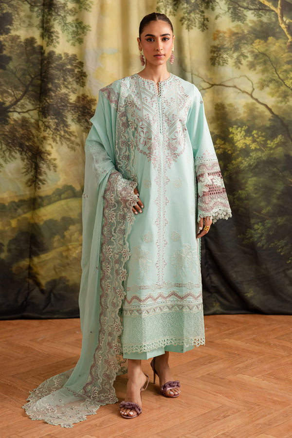 Marjjan | Guzel Lawn | SMC 208-B (Ferozi) - by Libasekhas UK - Registered Vendor of : Marjjan - 100% Original Designer Dress