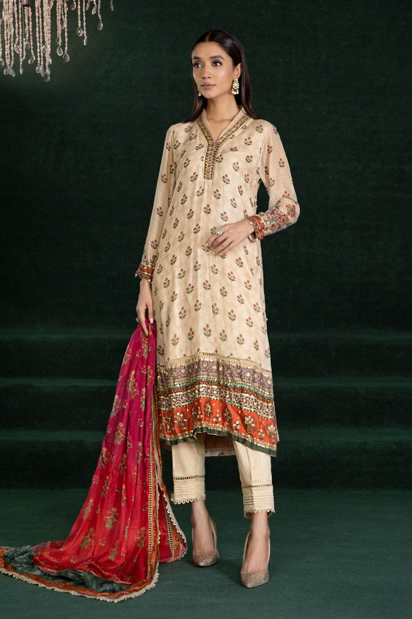 Maira B | Ready to Wear | SN-PF23-06 - by - Libasekhas UK - Registered Vendor of : Maria B - 100% Original Designer Dresss