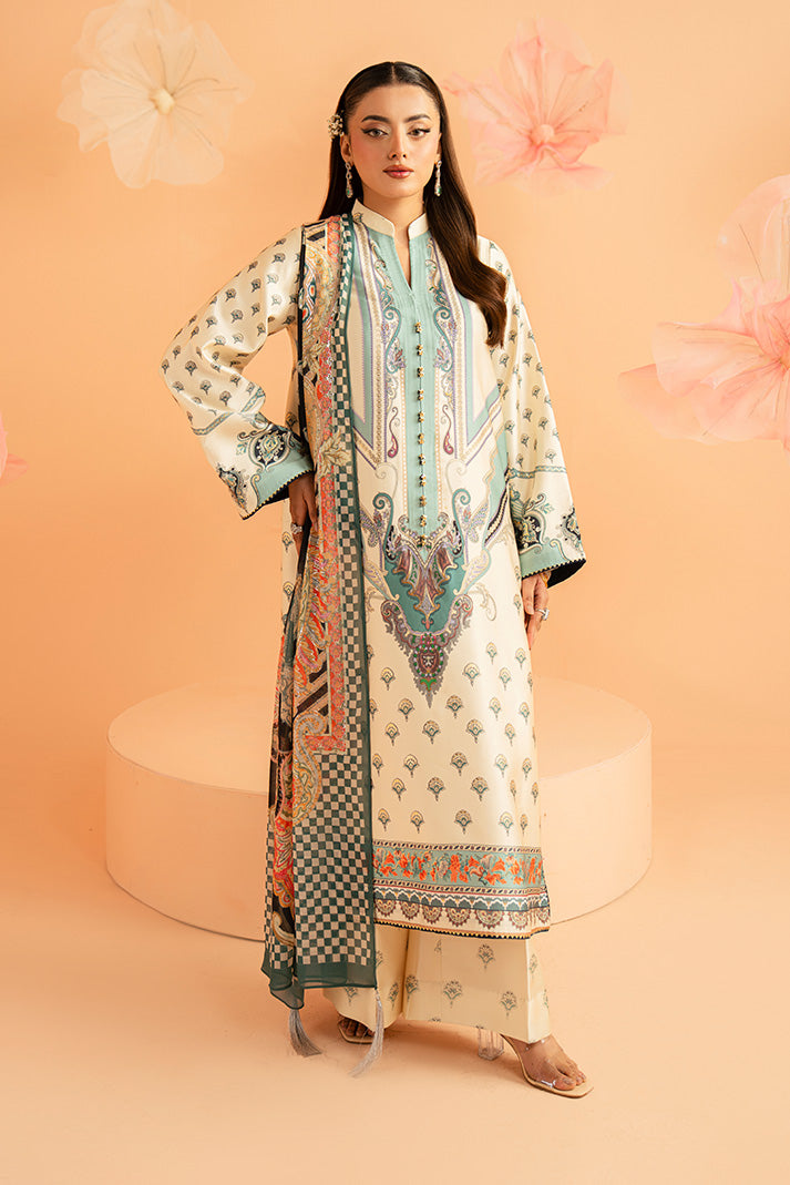 Imrozia Premium | Amelia Printed Silk | SP-150 Verdant Elan - by Libasekhas UK - Registered Vendor of : Imrozia Premium - 100% Original Designer Dress