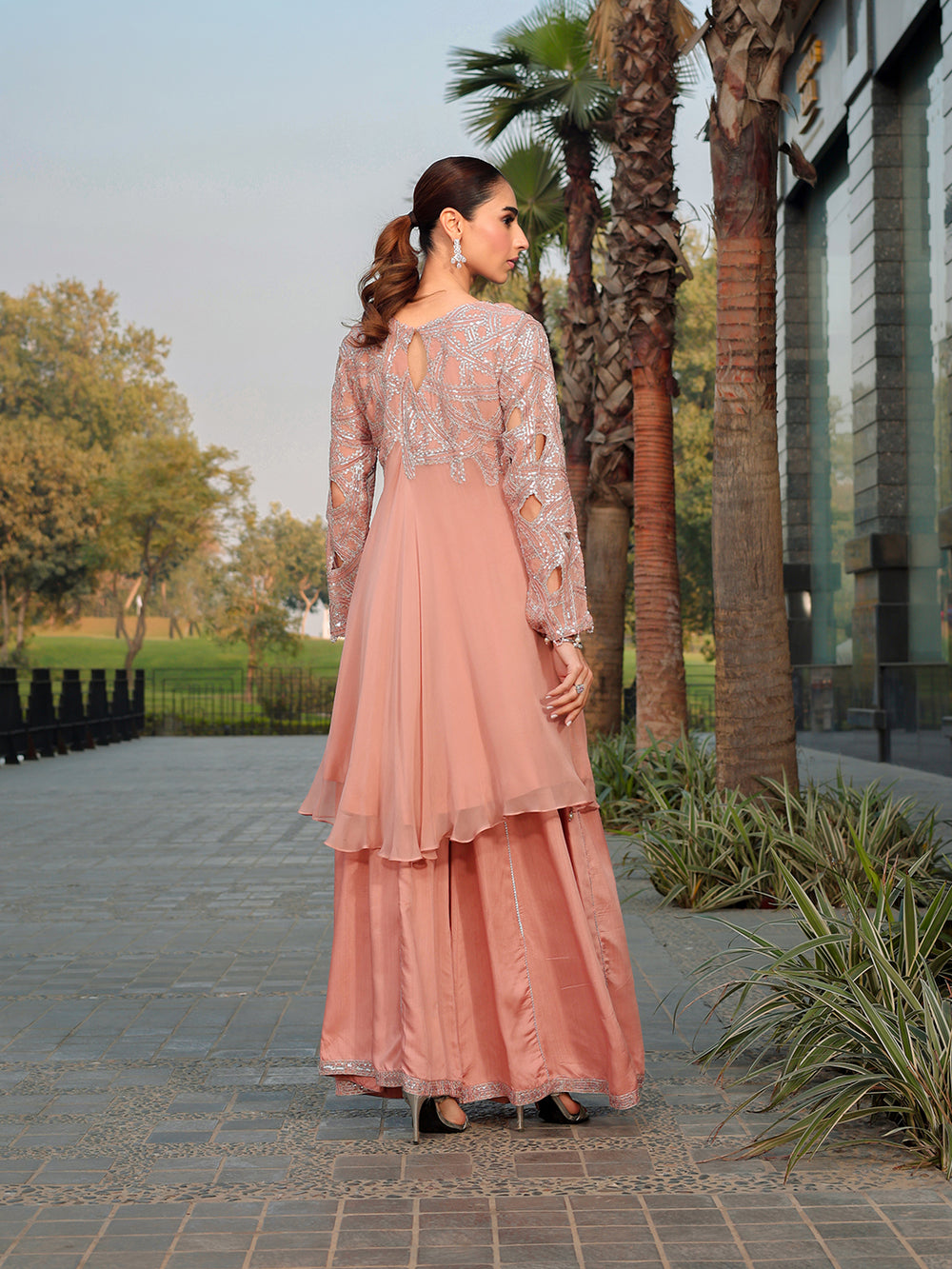 Ain | Raya Luxury Formals | AN-130 SPINAL - by Libasekhas UK - Registered Vendor of : Ain - 100% Original Designer Dress