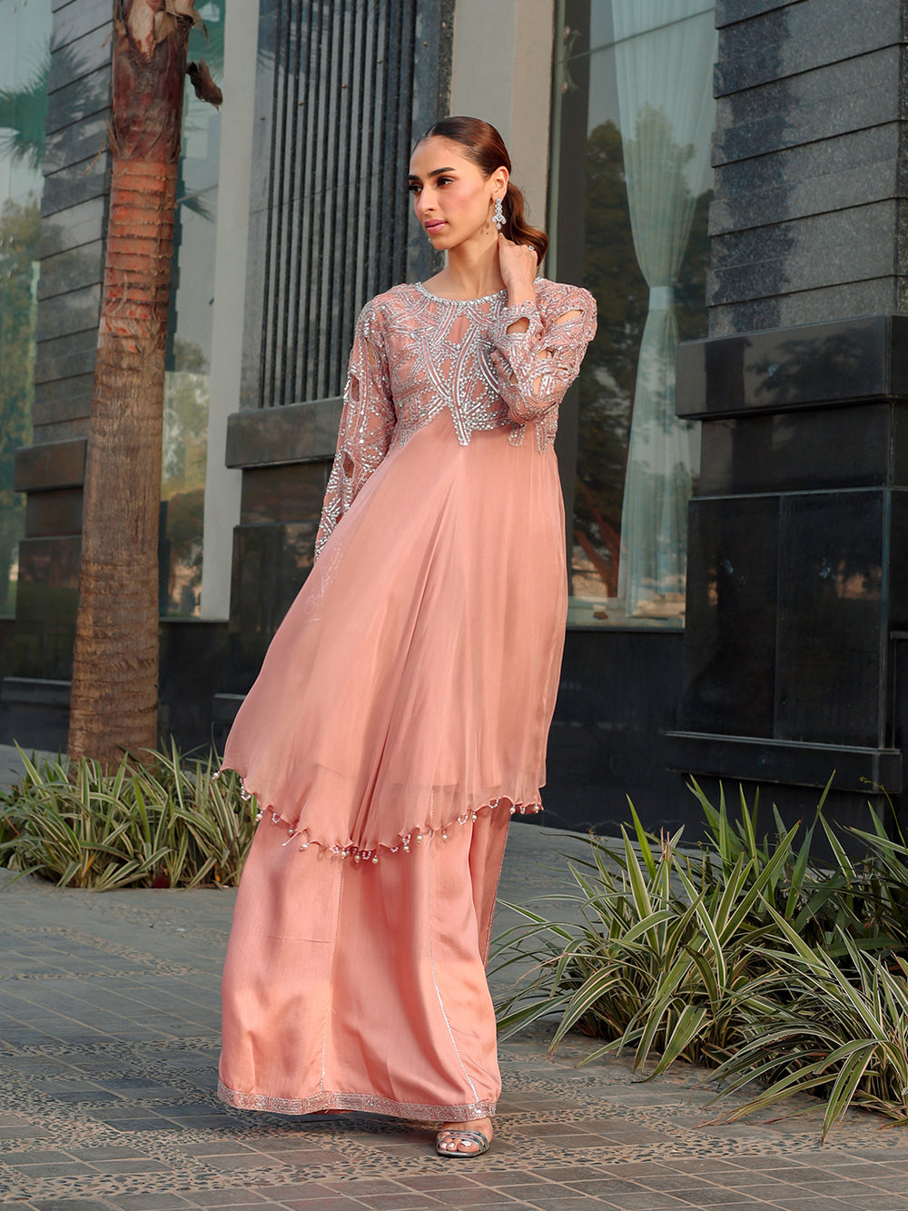 Ain | Raya Luxury Formals | AN-130 SPINAL - by Libasekhas UK - Registered Vendor of : Ain - 100% Original Designer Dress