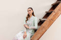 Sable Vogue | Shiree Lawn 24 | Mint Garden - by - Libasekhas UK - Registered Vendor of : Sable Vogue - 100% Original Designer Dresss